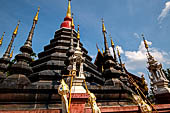 Chiang Mai - The Wat Phan Tao temple, the chedi.
